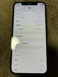 iPhone 12 pro ジャンク