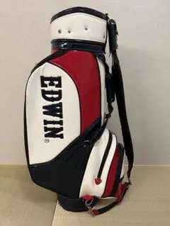 美品！LANVIN SPORT エナメルキャディーバッグ青 ヘッドカバー4個付
