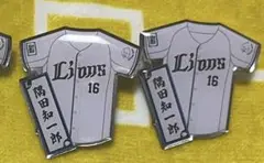 ライオンズ 隅田知一郎　ユニフォームピンバッジ