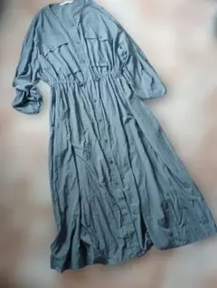 ZARA　ザラ　ロングワンピース　ナイロン