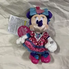 ディズニー　リゾート　ミニー　ぬいぐるみバッジ