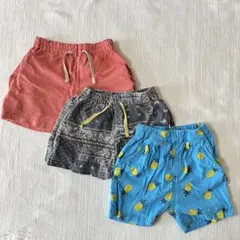 お得　3点セット　ハーフパンツ 95 100 ムージョンジョン　ブリーズ