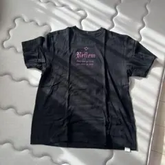REFLEM クロス刺繍 ダメージTシャツ 半袖Tシャツ ユニセックス パープルのサムネイル