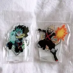 僕のヒーローアカデミア 緑谷出久 爆豪勝己 アクリルスタンド