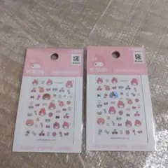 【韓国限定】マイメロディ ネイルシール ネイルパーツ2個セット