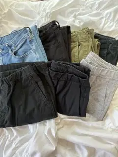 黒デニムパンツ　7着セット