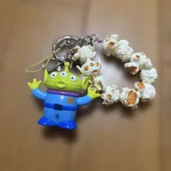 トイストーリー ポップコーンキーチェーンストラップ リトルグリーンメン