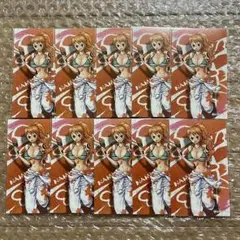ワンピース　ナミ　キャラガム　ステッカー　セット