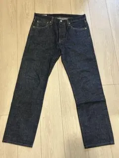 極上濃紺リーバイス 501 W33 赤耳 復刻 セルビッチ チェーンステッチ 