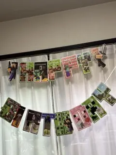 Minecraft Happy Birthday バナー