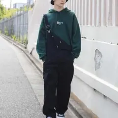 美品 WEGO オーバーオール Lサイズ ブラック 男女兼用 ユニセックス