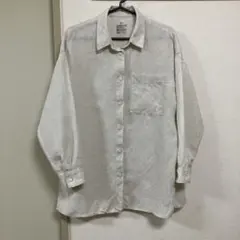 無印良品 リネン 長袖シャツ 生成のサムネイル