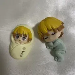 鬼滅の刃　おくるみますこっと　ねむらせ隊　我妻善逸　ガシャポン　ガチャガチャ