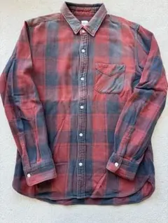 【Ron Herman】ヴィンテージ加工 チェックネルシャツ L美品