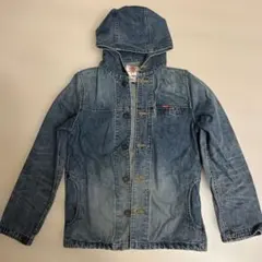 ☆ 旧DENIME ドゥニーム 日本製 インディゴ デニム ジップパーカー 