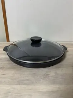 極美品✨MFG 遠赤外線焼物プレート 32cm 強化硝子蓋付 ラジエントヒーターのサムネイル