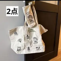 おさむグッズ　イラストトートバッグ　新品　ケース付き　京都　舞妓　外国土産　人気
