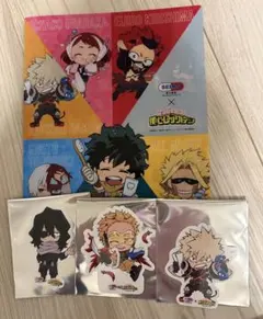 ヒロアカ セイムス クリアファイル ステッカー