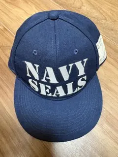 NAVY SEALS 刺繍 ベースボールキャップ ネイビー