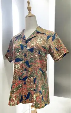 着物リメイクシャツ