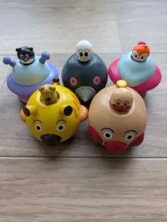 アンパンマン ぽちっとプロジェクター 全5種コンプリートセット ガチャガチャ