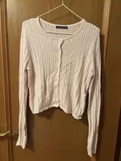 Brandy Melville ピンク カーディガン