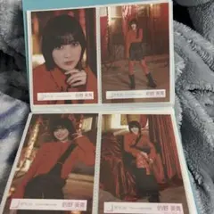 櫻坂46 的野美青 生写真 nightmare症候群赤衣装コンプ 白衣装セミコン