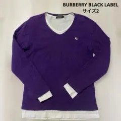 BURBERRY BLACK LABEL★3way カットソー ロンTセット