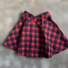 BlackSue チェック柄フレアスカート　160