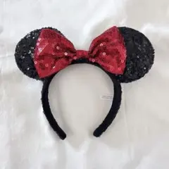 東京ディズニーリゾート ミニー スパンコール カチューシャ ノーマルカラー