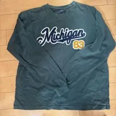 BACK NUMBER Michigan 長袖カットソー 緑 L