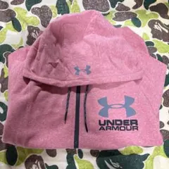 UNDER ARMOUR パーカー ピンク SM
