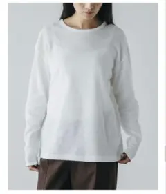 北欧暮らしの道具店　カットソー　ロンT ホワイト