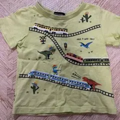 klädskåp クレードスコープ Tシャツ 100 恐竜 電車