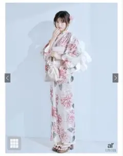 GRL 花柄 浴衣 帯セット