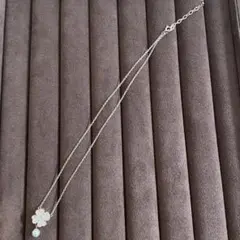 Folli Follie クローバー ネックレス パール