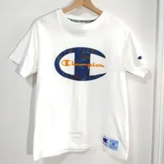 Champion（チャンピオン） Tシャツ M ホワイト　ロゴ刺繍