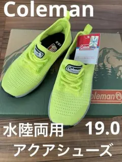 新品　キッズ　水陸両用シューズ　Coleman 19.0cm アクアシューズのサムネイル