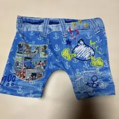 アニメプリント ベビー水着 80 ディズニー　ドナルド　プール　水泳