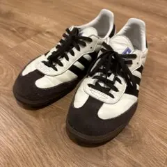 愛迪達 Samba 白色/棕色