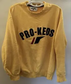 PRO-KEDS イエロー トレーナー Lサイズ