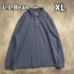 エルエルビーン 長袖 ポロシャツ 青 ブルー XL メンズ【き933】のサムネイル