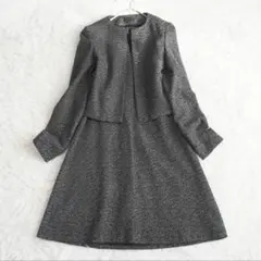 セオリー セレモニースーツセット ツイード ノーカラージャケット ワンピース