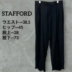 ✨️海外古着✨️STAFFORD レディース スラックス ブラック お仕事