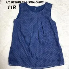 A/C BY ALPHA CUBIC ノースリーブ ブラウス チュニック 11Rのサムネイル