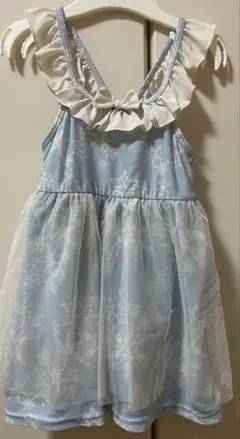 水着　FROZEN　ディズニー　水色　110cm 女の子