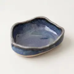 青釉 陶器 花型 花器 小物入れ トレイ 和モダン