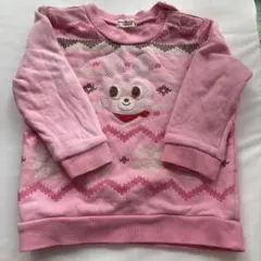 ホットビスケッツ ピンク トレーナー 90cm