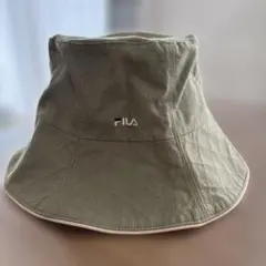 【日本製】FILA バケットハット カーキのサムネイル