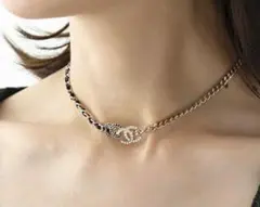 ぽ*ぽ様 シャネル ネックレス　チョーカー　CHANEL CHOKER NECK ぽ*ぽ様 シャネル ネックレス チョーカー CHANEL CHOKER NECK - メルカリ